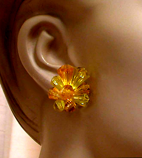 a beautiful vintage costume jewelry parure