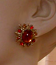a beautiful vintage costume jewelry parure