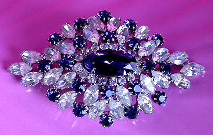 a beautiful vintage costume jewelry parure