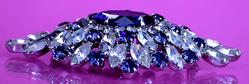 a beautiful vintage costume jewelry parure