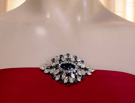 a beautiful vintage costume jewelry parure