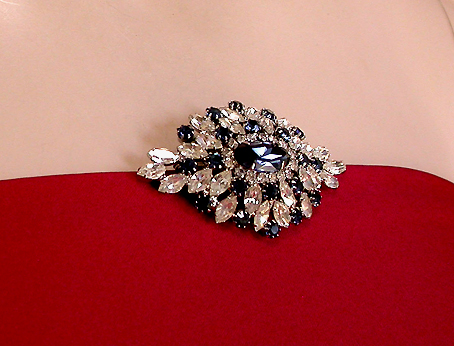 a beautiful vintage costume jewelry parure