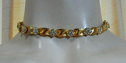 a beautiful vintage costume jewelry parure