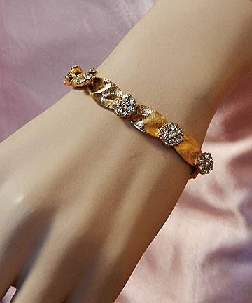 a beautiful vintage costume jewelry parure