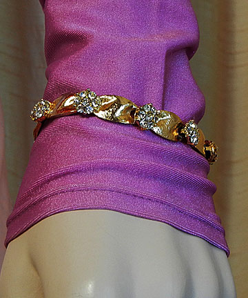 a beautiful vintage costume jewelry parure