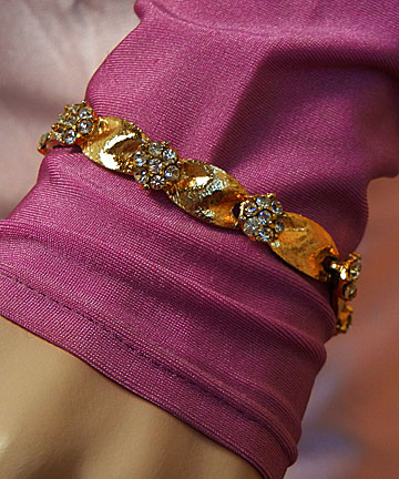 a beautiful vintage costume jewelry parure