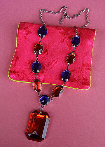 a beautiful vintage costume jewelry parure
