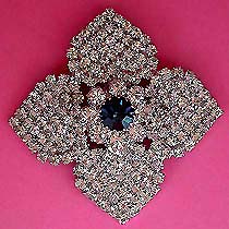 a beautiful Juliana vintage costume jewelry necklace, bracelet and earrings