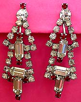 a beautiful Hobe vintage costume jewelry necklace, bracelet and earrings
