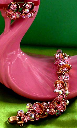 a beautiful vintage costume jewelry juliana bracelet