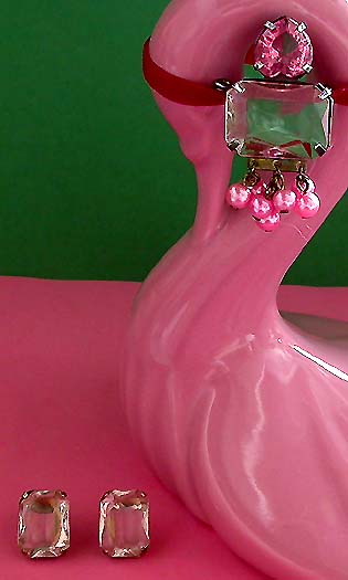 a beautiful vintage costume jewelry parure